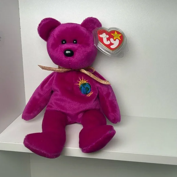 TY Beanie Baby Millennium Bear & TY Teenie Baby Millennium - Picture 2 of 10